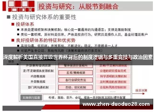 深度解析美国直接晋级世界杯背后的制度逻辑与多重竞技与政治因素 深度解析美国直接晋级世界杯背后的制度逻辑与多重竞技与政治因素