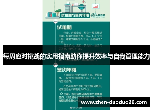 每周应对挑战的实用指南助你提升效率与自我管理能力 每周应对挑战的实用指南助你提升效率与自我管理能力